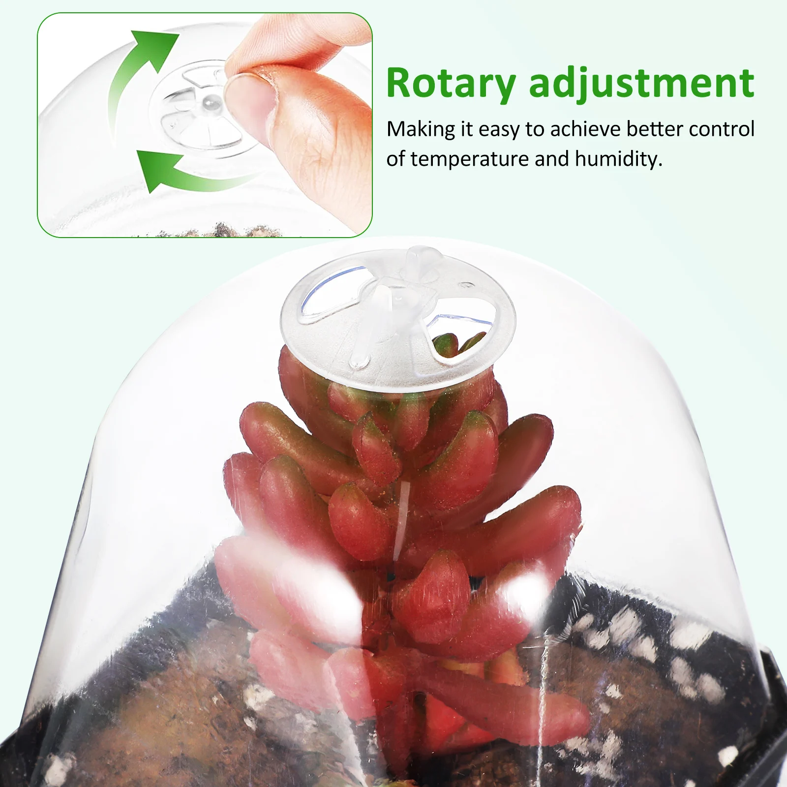 

5 Pcs Small Pot Flower Plants for Planting Pots Nursery Seedling Growing Planter Plastic Indoor