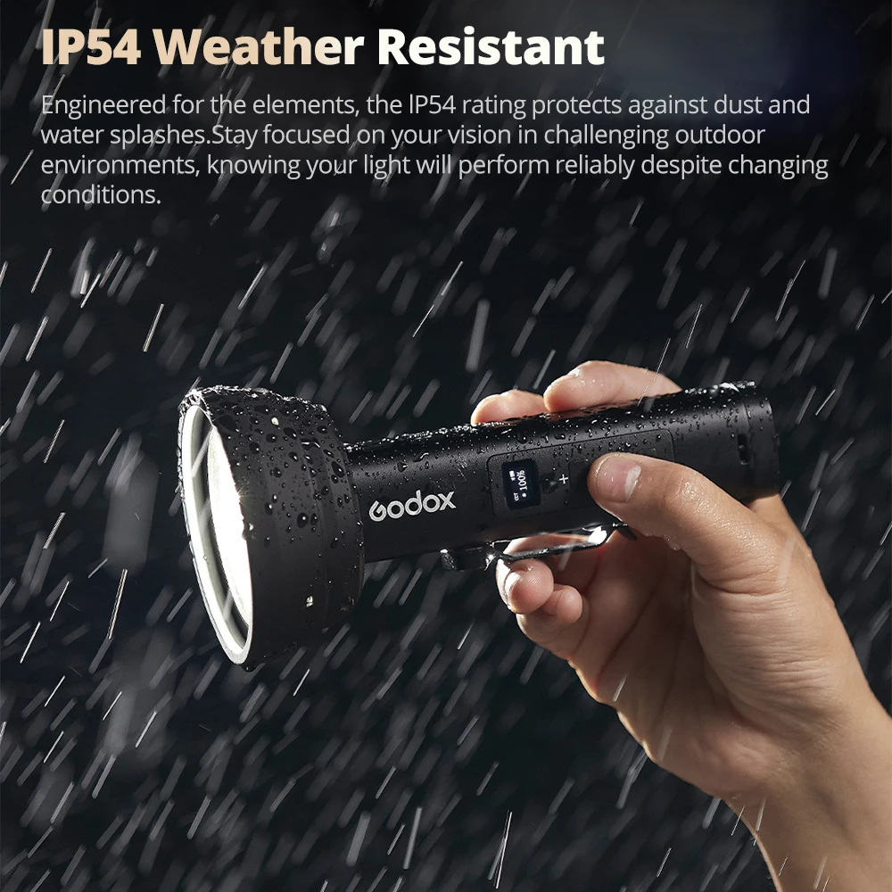 

GODOX FL15Bi LED Video Flash Light Bi-Color 2800K-6500K Hight Brightness Photography LED Light IP54 Water-resistant App Control