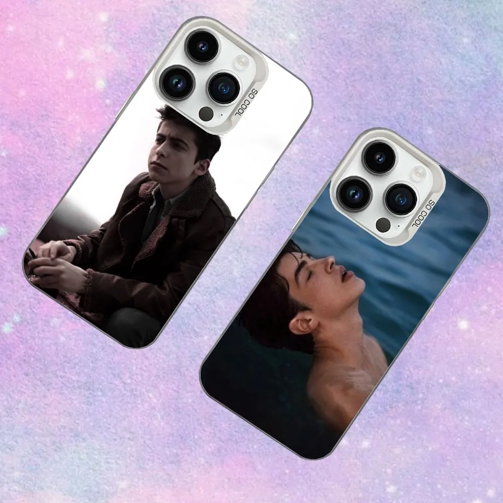 

Actor A-Aidans Gallagher-rs Phone Case For iPhone 16,15,14,13,12,11,Mini,Pro,SE,MAX White Matte Shockproof Cover