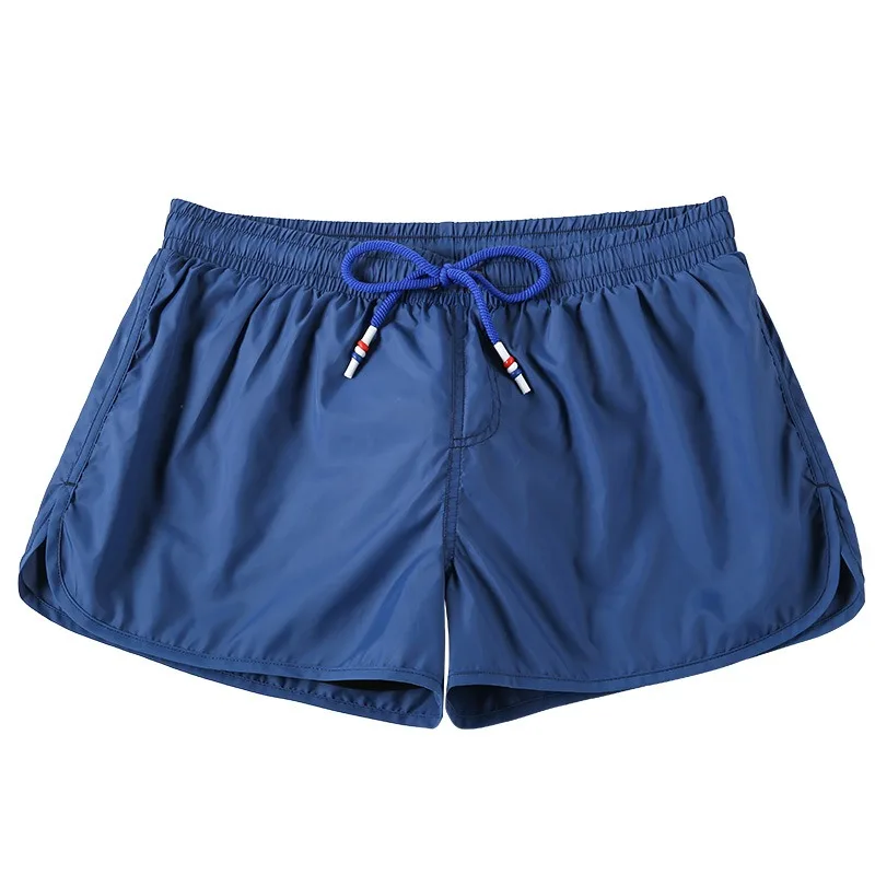 

2026wholesale swimming trunks men's double-layer quick-drying loose three-point casual men's seaside swimming and hot springS021