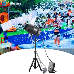 1000W Small Foam Machine Summer Pool Bubble Cannon Blower Sprayer Foam Making Machine for Outdoor Swimming Party Kids Water Park