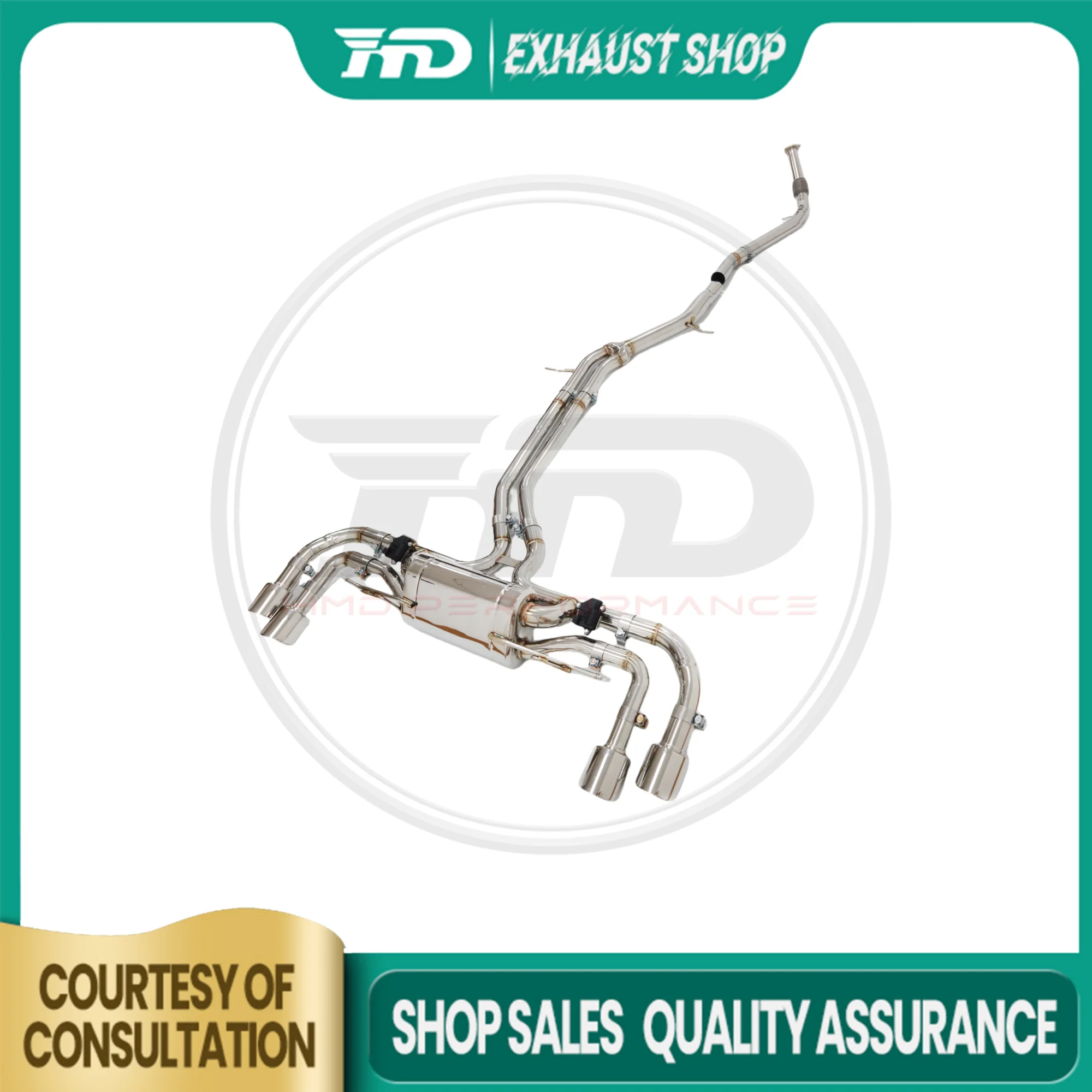 

HMD Catback for Porsche Cayenne 9Y0 3.0T Exhaust System Stainless Steel Performance Muffler Valve Pipe Car Accessories