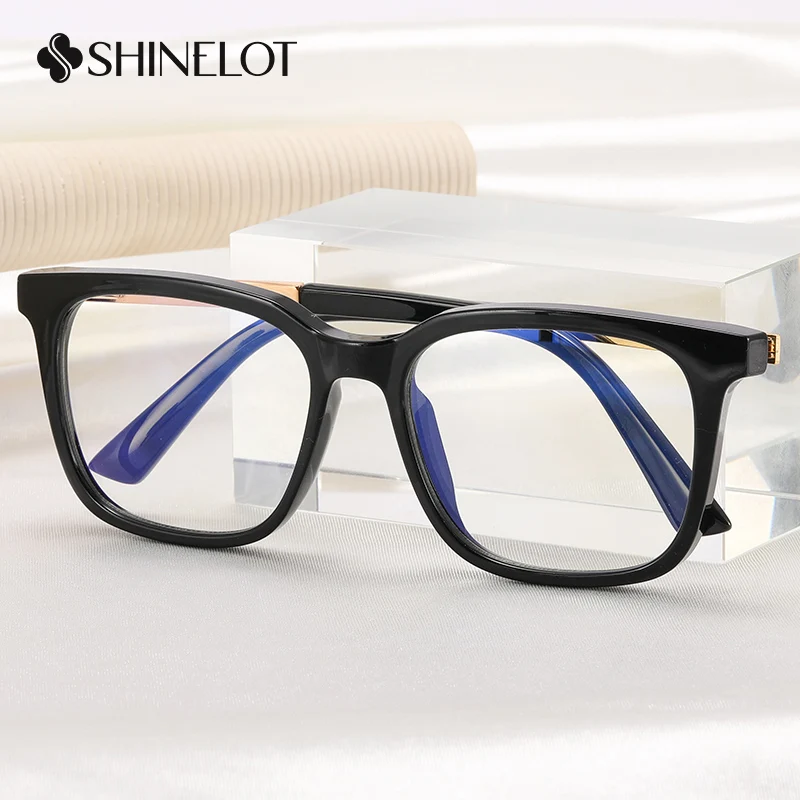

93395 Fashionable Male Eyeglasses Frame Eye Protection All Face Shapes Workplace Glasses Youth Style Casual Eyewear