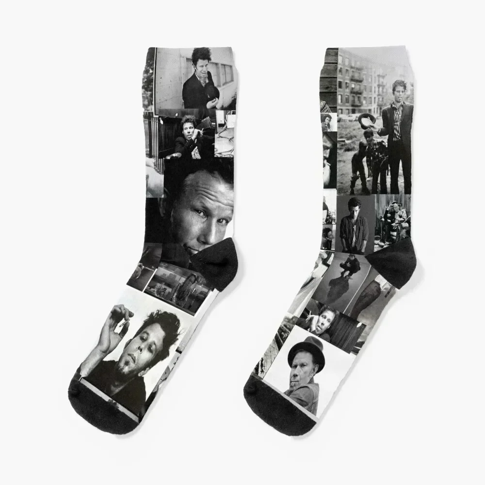 Tom Waits Socks Running floral cycling custom Women Socks Men's