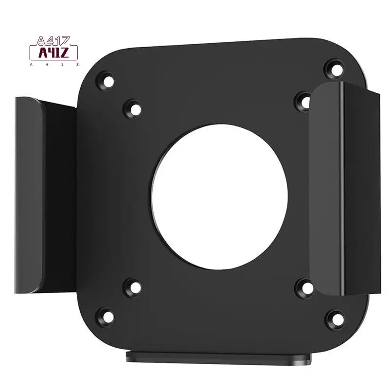 A41Z-Mount For Mac Mini M4/M4 Pro 2024 Wall Bracket Metal Mounting Bracket Anti-Scratch Monitor Mount Holder