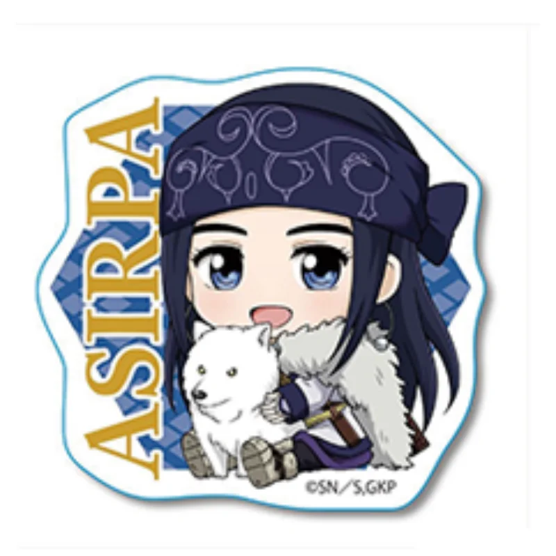 CCC Anime Golden Kamuy Desk Ornament Present Display Acrylic Key Chains Decorative Items Animation Peripheral Bag Charm