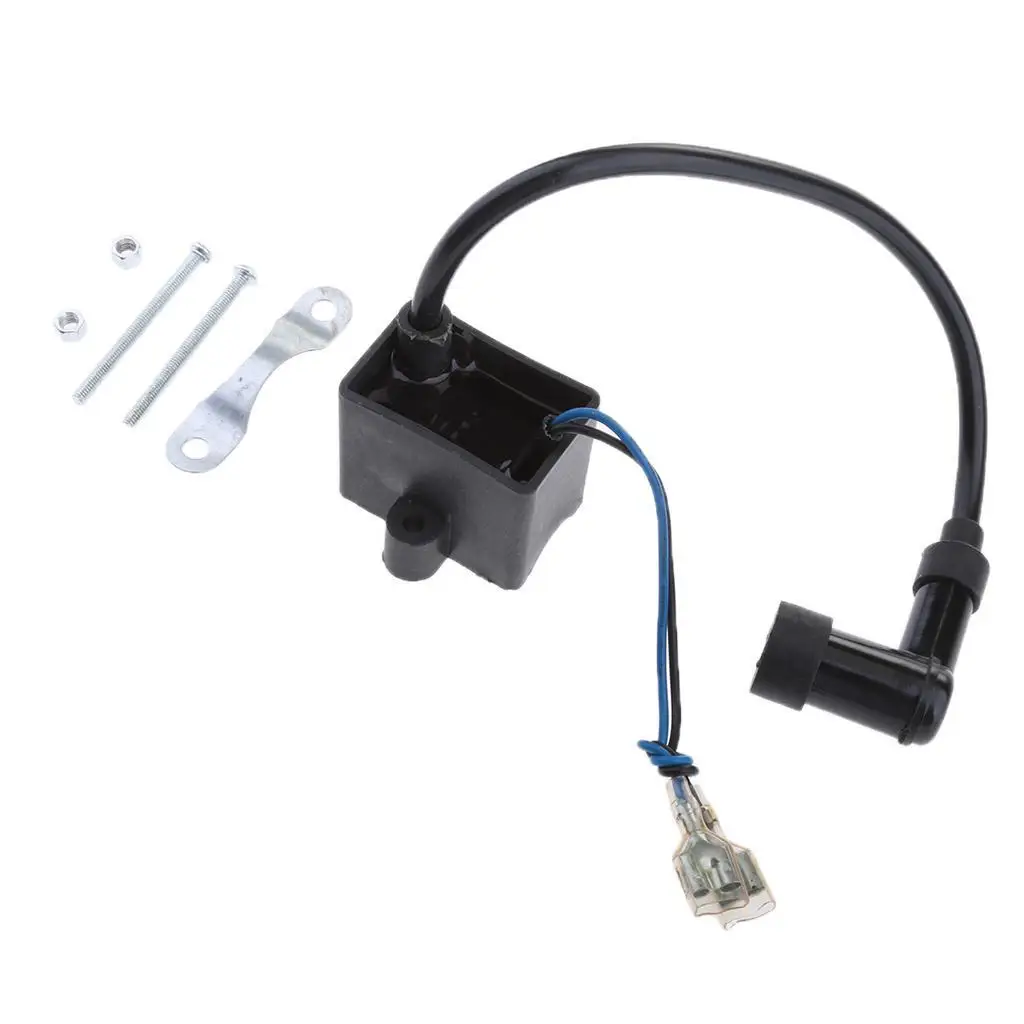CDI Ignition Coil for 49-80cc 2-Stroke Engine Motorized Bicycle Black