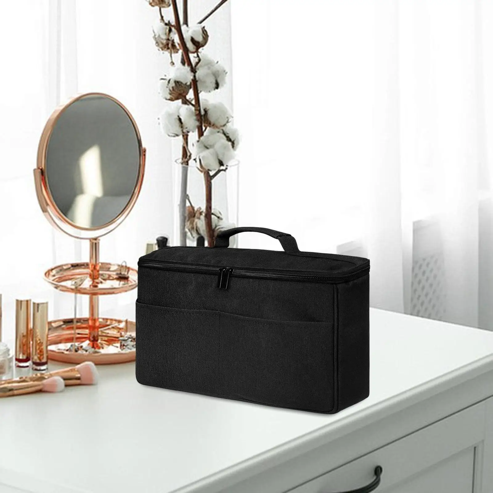 Sac de rangement de voyage pour sèche-cheveux et brosse à lisser, outils pour cheveux