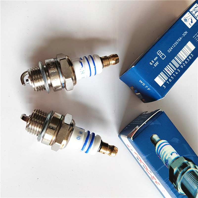 Imagem -04 - Spark Plug para Motosserra Bosch Stihl Husqvarna Motores Cortador de Sebes Cortador de Escova Peças Sobressalentes Ignição Ws7f Wsr6f 10 Pcs