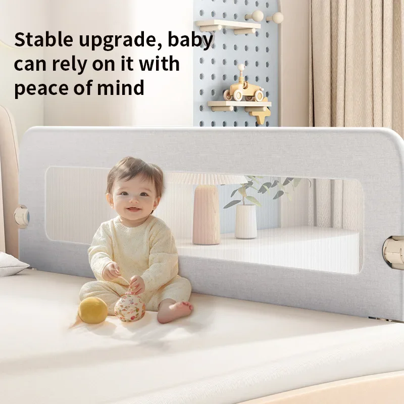

Adjustable Toddler Bed Rail – Anti-Fall Safety Guard for Cribs and Adult Beds, Portable Bedside Barrier with Quick Setup