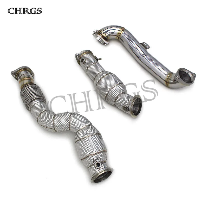 

Exhaust Downpipe Catalytic converter with catalyst High flow catted downpipe Exhaust Pipe For BMW M2 G87 3.0T 2023