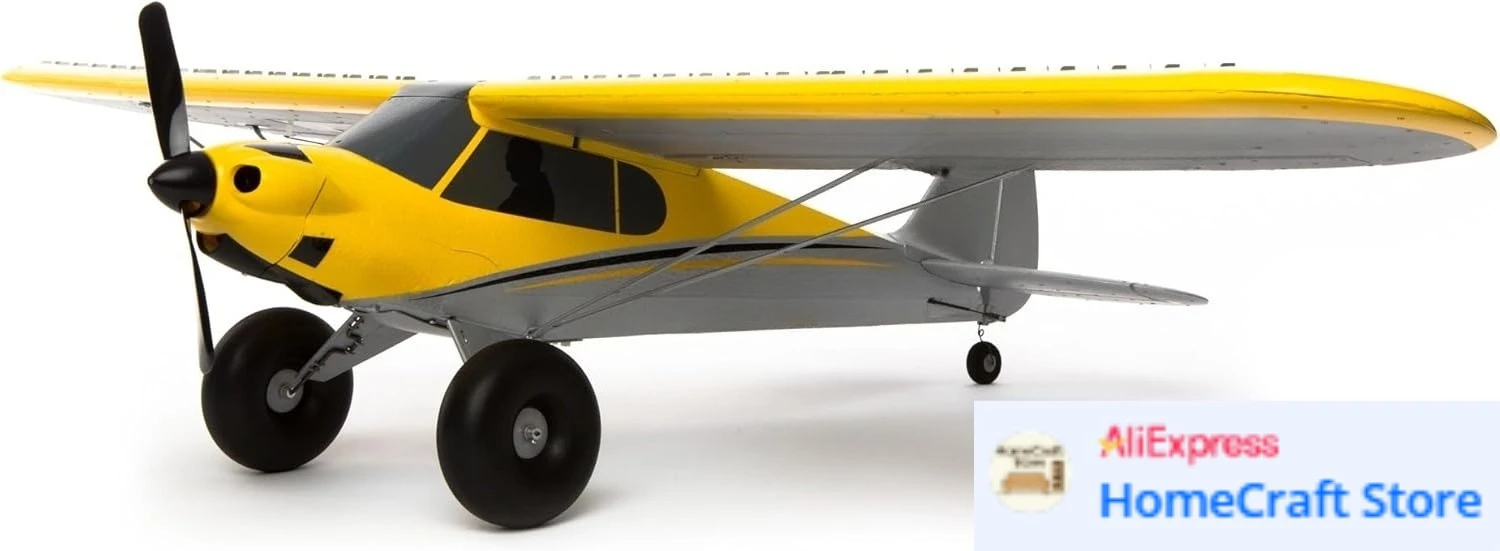 

Радиоуправляемый самолет Carbon Cub S 2 1.3м BNF Basic (передатчик, аккумулятор и зарядное устройство в комплект не входят) с функцией Safe, желтый