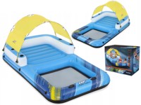 Great Inflatable Island For Swimming With Sunvisor Xxl Mattress