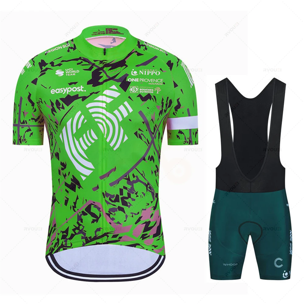 Letnia odzież rowerowa 2023 nowy zespół Ropa Ciclismo Hombre z krótkim rękawem kolarstwo zestaw koszulek Mtb Bike Man Uniforme Maillot rower