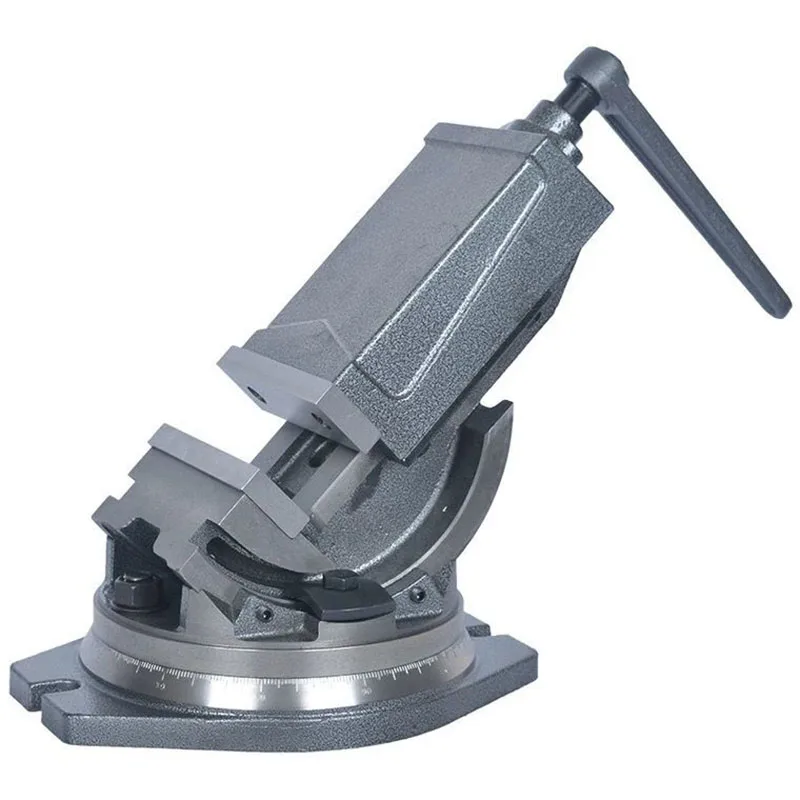 

High precision 4 Inch Inclinable Angle Solid Flat Tongs 360-Degree Rotary Precision Taper Vise Precision High Quality