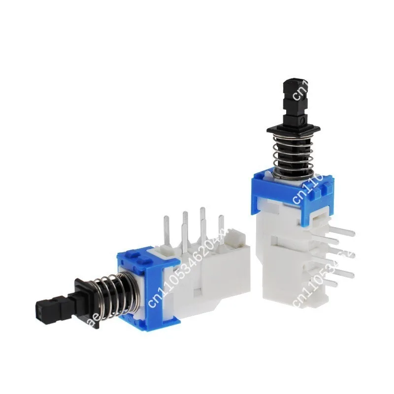 Professional 6 Pin Dual Row Push Button Switch with Spring Return and Self Locking