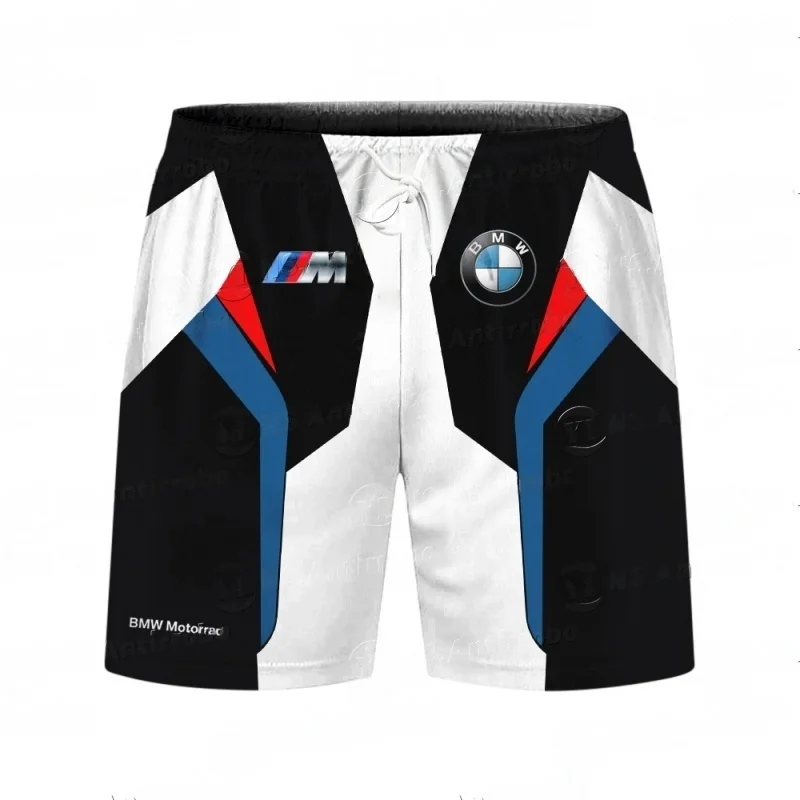 

BMW Motorrad Motorsport Men's Fashionable Mesh Breathable Casual Shorts and Comfortable Fitness Runn