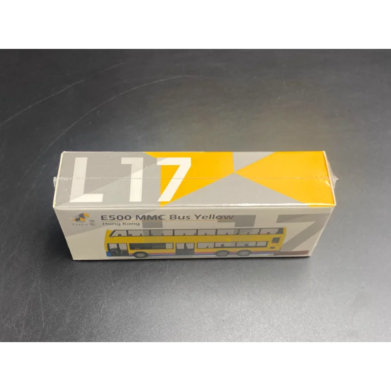 دييكاست ميكروفيلم حافلة هونج كونج الصغيرة E500 Citybus تشيونغ شا وان 118 L17 سبيكة سيارة نموذج تحصيل لعبة هدية تذكارية العرض