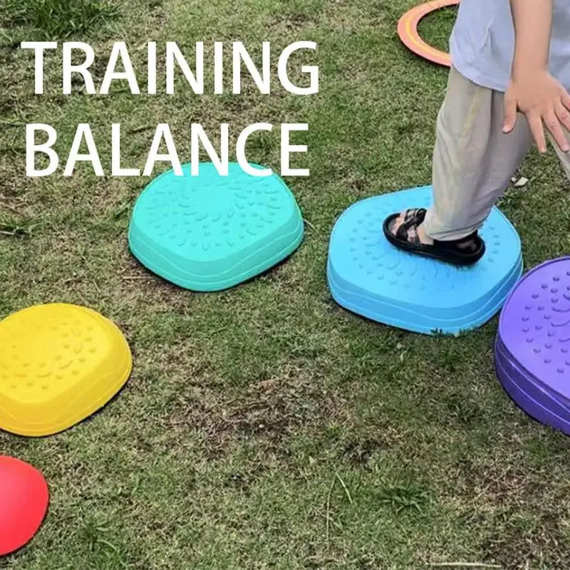 

Stepping Stones For Kids Non-Slip Colored Sensory training toy Exercise Balance And Coordination Indoor Outdoor Funny Game Toy