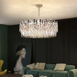 New Modern Crystal Ceiling Chandelier for Living Room Hall Hotel ngineering Villa Chandelier Lighting Home Decor Lustre Fixtures