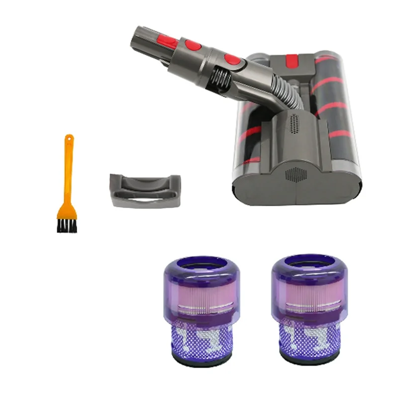 

A99G-для Dyson Omni-Glide SV19, запасные части для пылесоса, мягкая замена, мягкая роликовая чистящая головка, двойная роликовая щетка