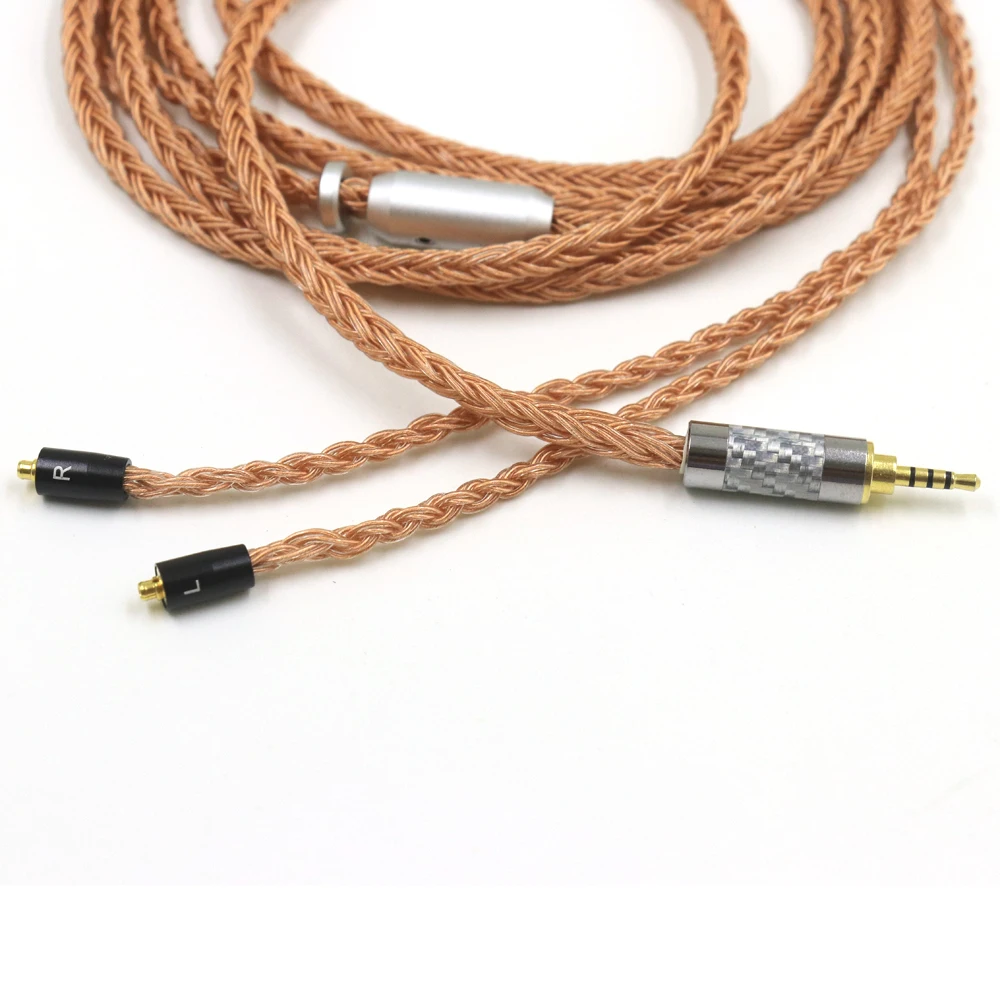 

16 Core 99% 7N OCC Headphone Replacement Cable XLR 2.5mm 4.4mm Balanced For AKG N5005 N30 N40 MMCX Sennheiser IE300