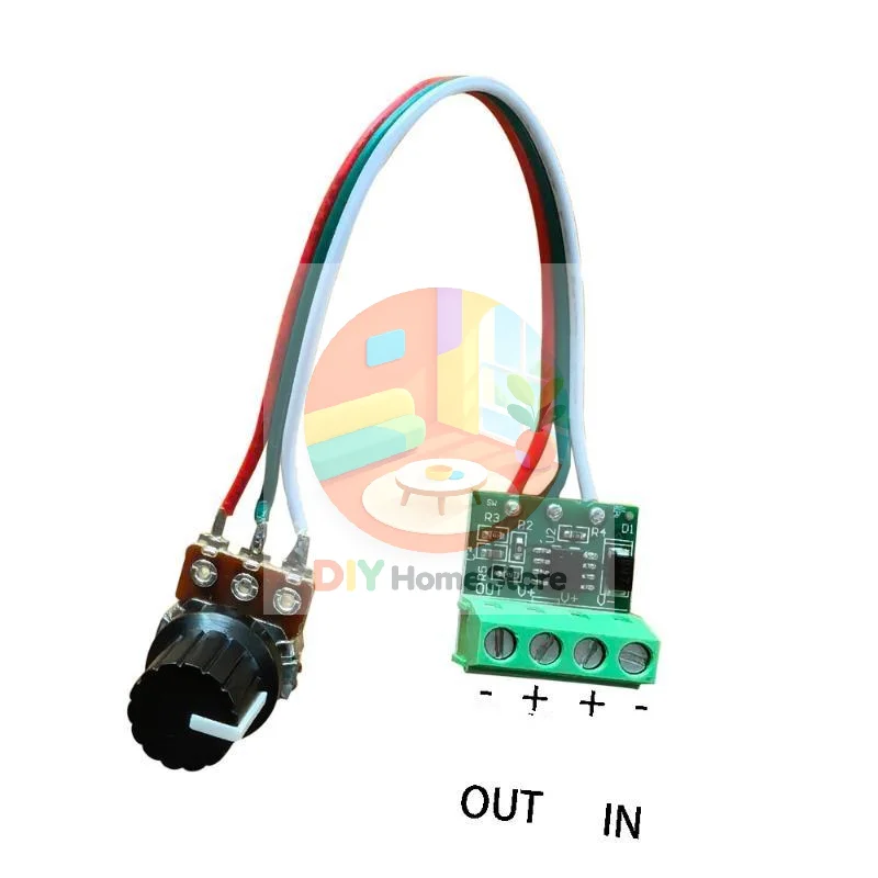 Compact Size LED Dimmer Controller 4A Color Adjusting 5V 12V 24V for Single Color LED Strips Car Interior Lighting