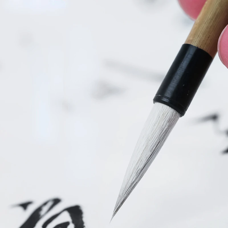 Multiple Hair Lian Brush Pen Set Beginners Regular Script Calligraphy Brush Traditional Handmade Chinese Painting Practice Brush