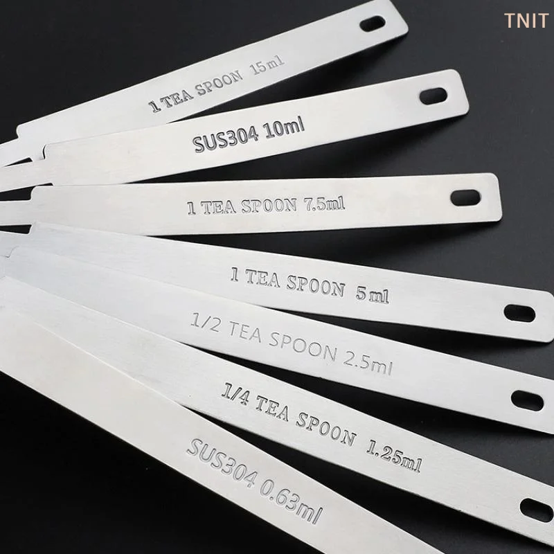[J] 1/4Pcs Coffee Scoops Long Handle 304 Stainless Steel Tablespoon Stackable Kitchen Measuring Spoon Fits Coffee Container