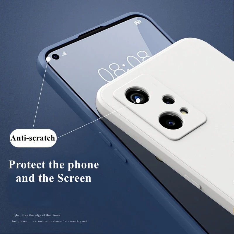 For Oneplus Nord CE 2 Lite 5G Case Cover Oneplus Nord 2T CE 3 2 Lite Case Shell Funda Soft Original Liquid Silicone Phone Bumper