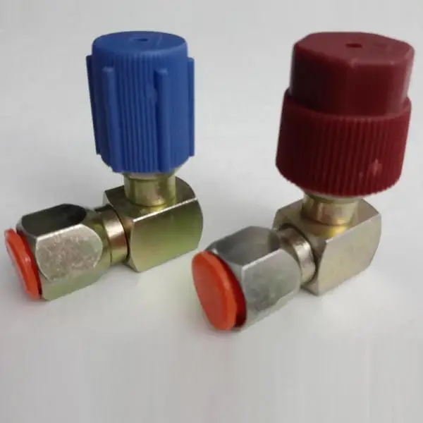 

A/C High & Low Side Coupler R12 To R134a Adapter 90 degrees Quick Connector,High Low Voltage Conversion Adapter Auto Accessory