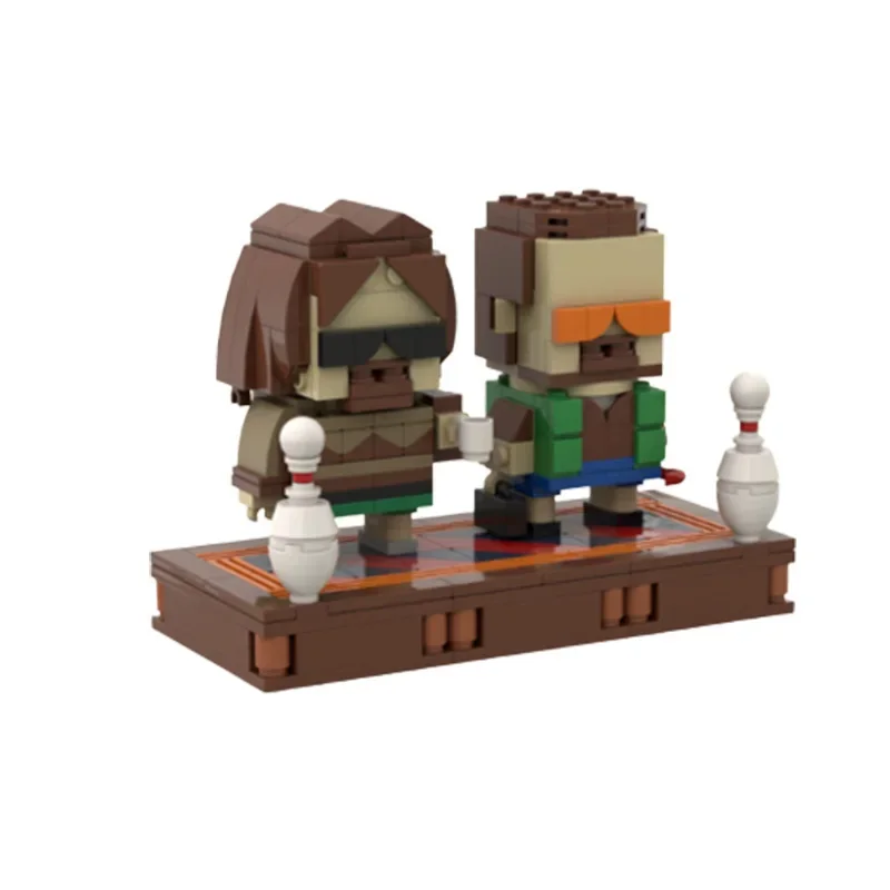 

MOC Movie Creative Brickheadz Classic Lebowski Walt Building Blocks Model Action Figures Construct Bricks Toy for Children Gift