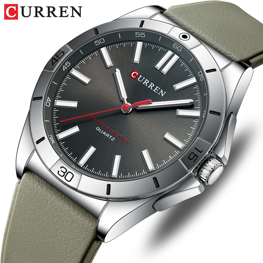 CURREN NEW Fashion Wristwatches Sports Waterproof Watches Quarzt Clock Causual Silicone Strap Watch For Men 2022 Reloj Hombre