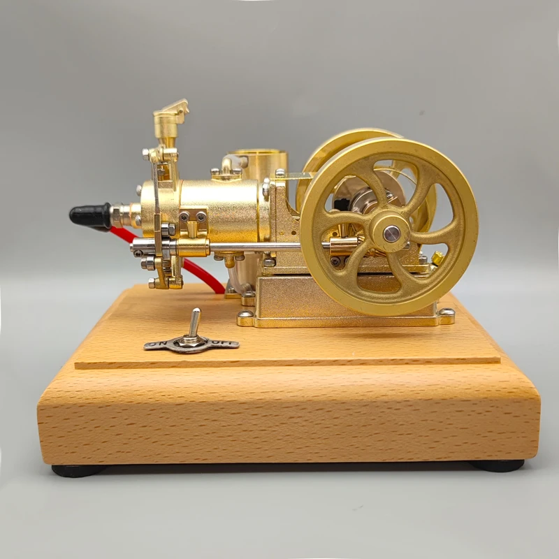 Mini motor Horizontal refrigerado por agua M25, motor de combustión interna Retro de cuatro tiempos, juguete para regalo