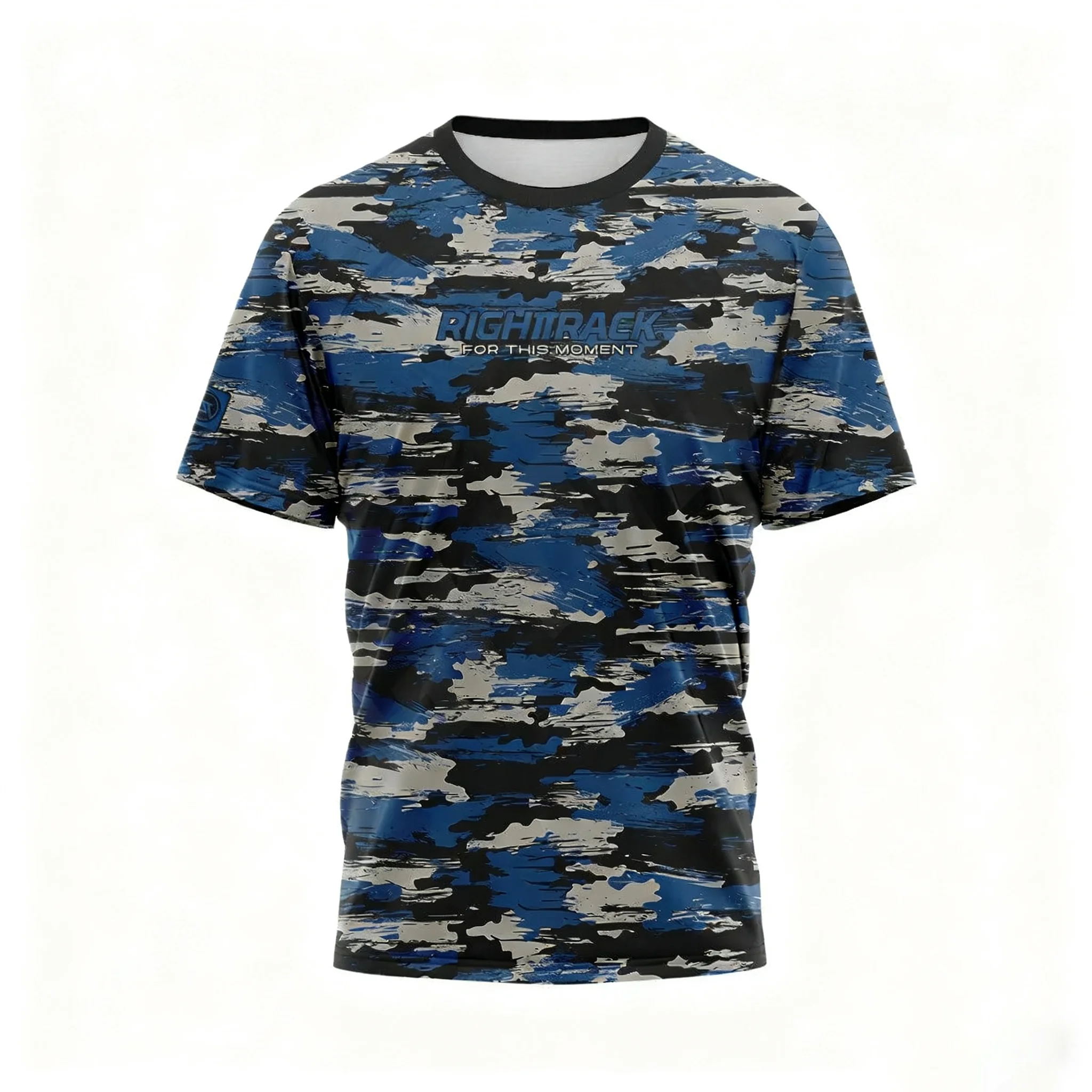 الرجال ثلاثية الأبعاد المطبوعة ملابس الصيد تنفس التجفيف السريع فضفاضة قصيرة الأكمام قميص أجهزة لياقة خارجية الشارع ملابس رياضية غير رسمية #3