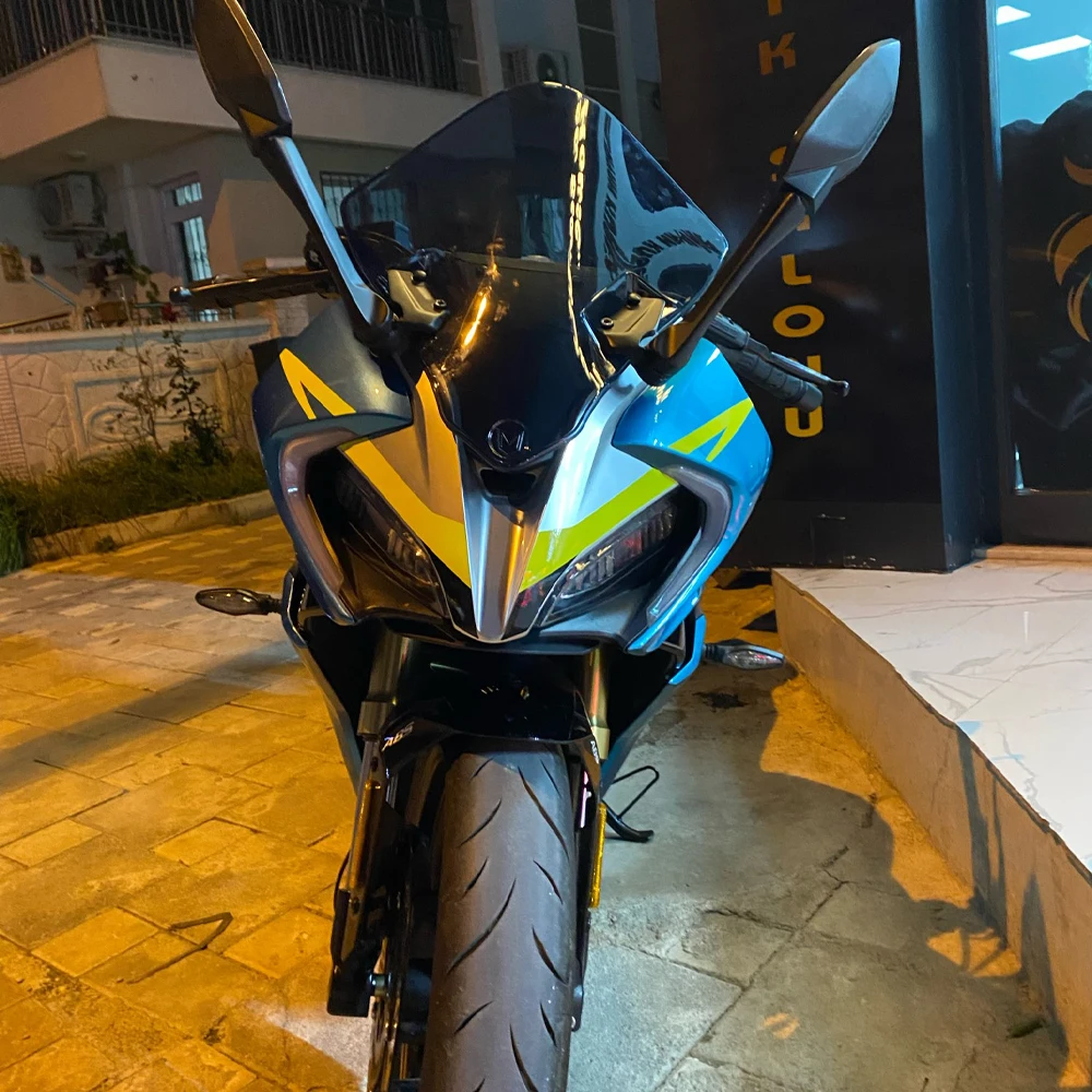 

Motorcycle Windshield Front Wind Deflector Shield Screen Airflow Accessory FOR CFMOTO CF MOTO 250SR 300SR 250 300 SR 2020-2023