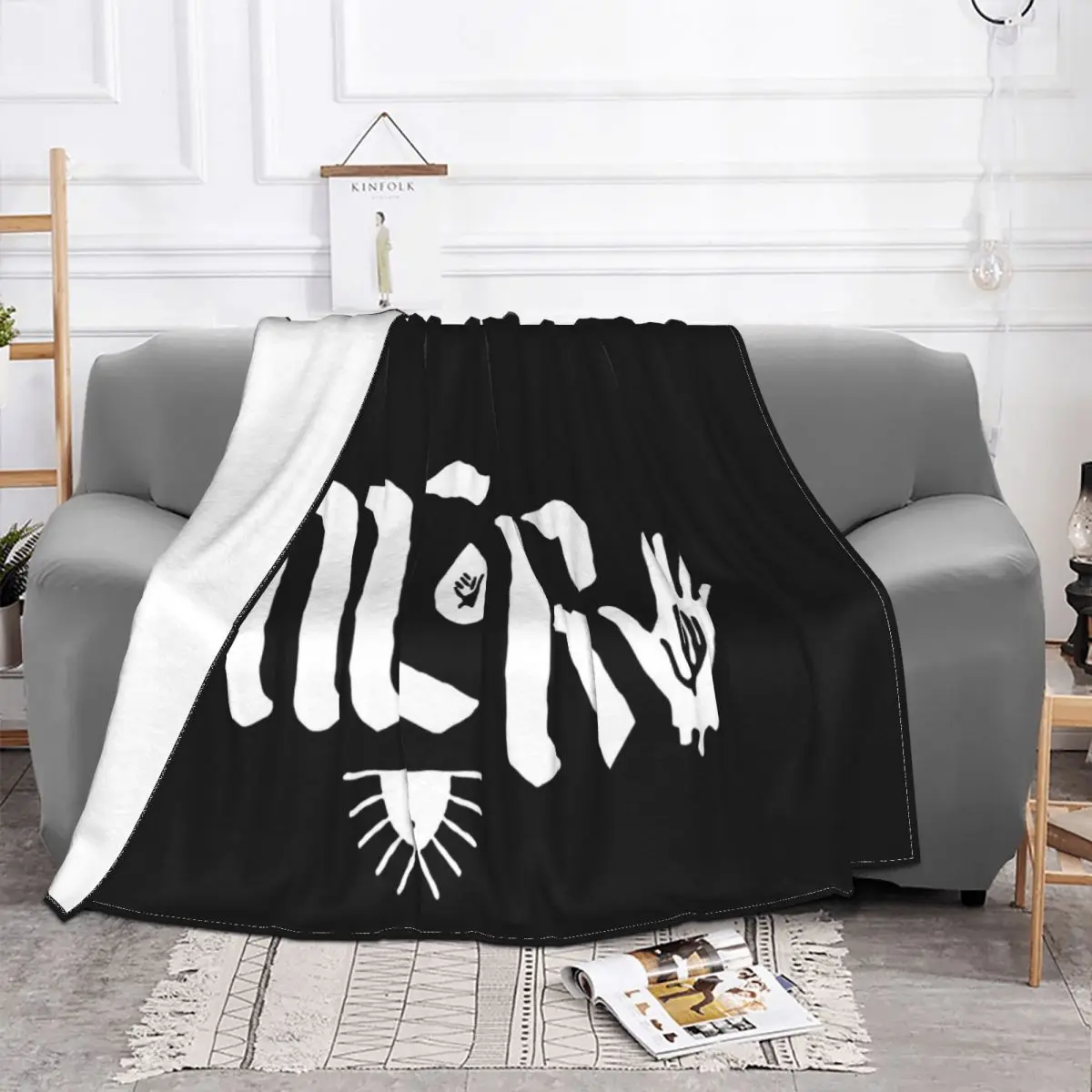 My Chemical Romance Mcr Black Parade Gerard Way Okay Stadium Gig Tour Ba Throw Blanket