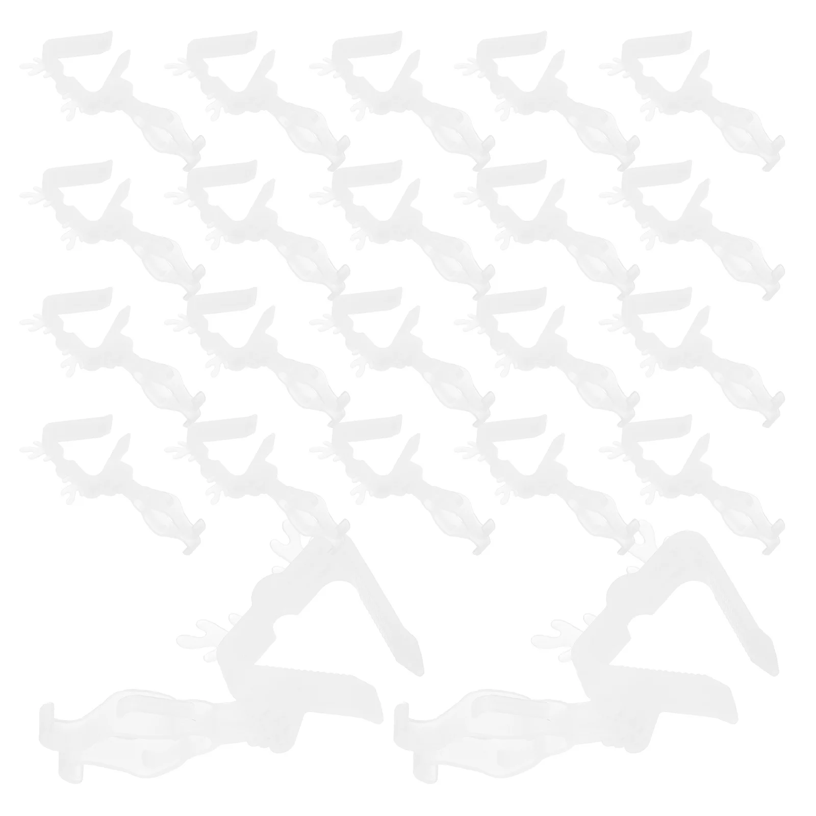 

10Pcs Christmas Light Clips Outdoor Weatherproof Plastic Holders for Gutter Patio Roof String Light Installation