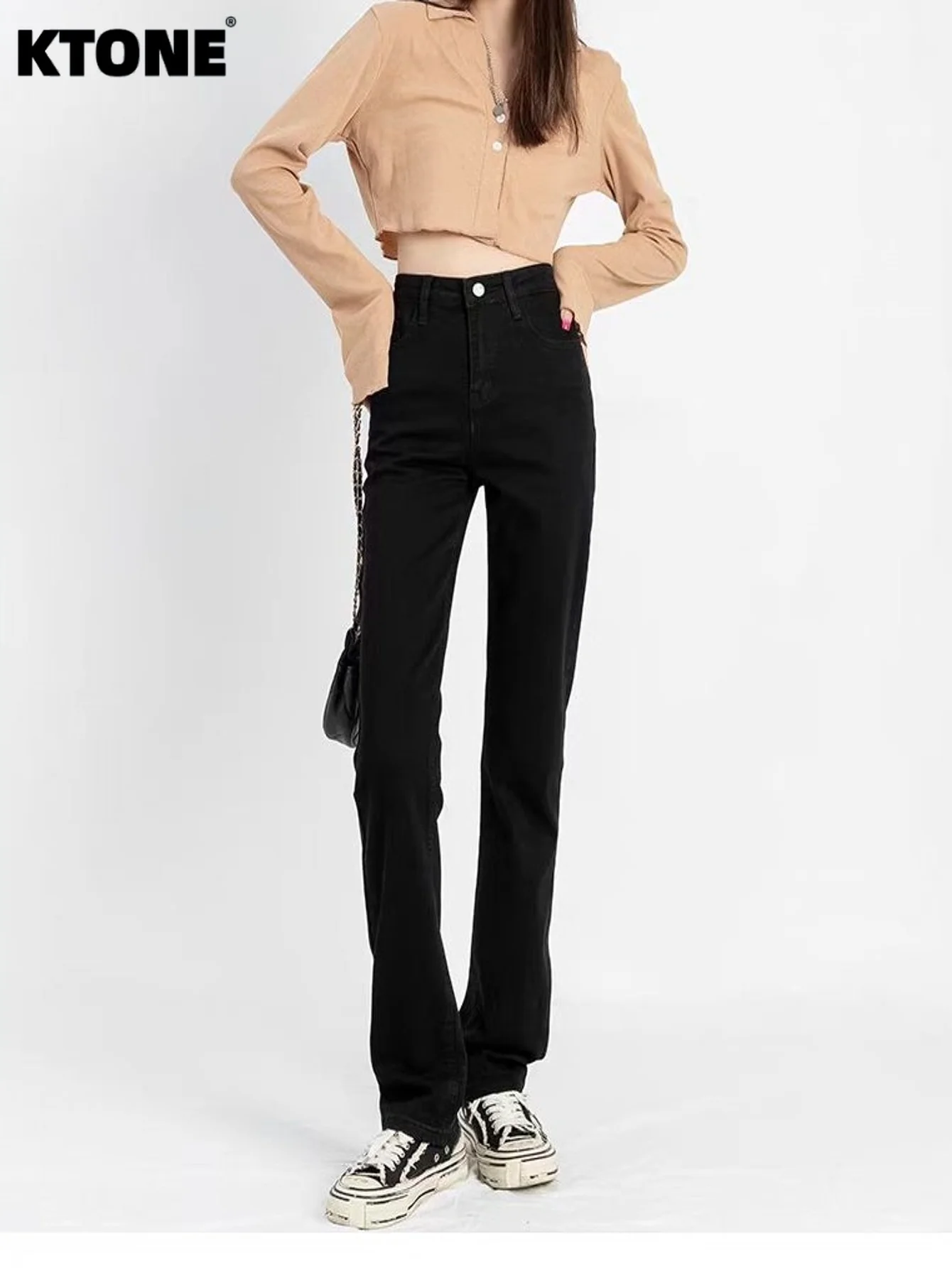 

Джинсы Harajuku унисекс, черные, узкие, из денима, в стиле ретро, для свиданий. Аксессуары и ремни в комплект не входят.