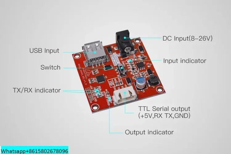 

Nextion Foca Max 5V2A Выход USB в TTL Плата последовательного преобразователя для модуля ЖК-дисплея Nextion HMI