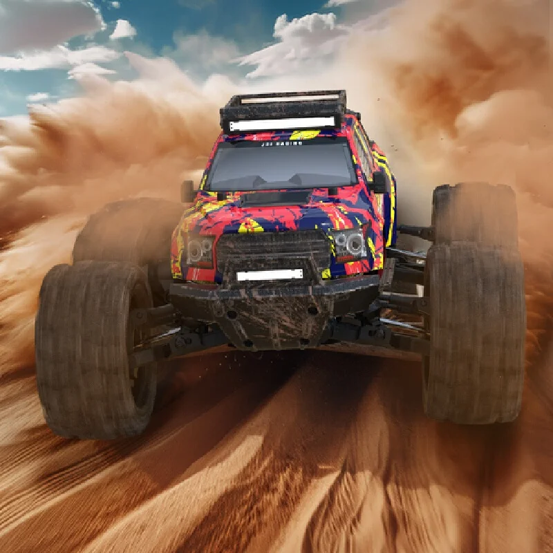 2.4g Full Proportional รีโมทคอนโทรล Professional Rc สี่ล้อไดรฟ์มอเตอร์ไร้แปรงความเร็วสูง Off-Road Drift Racing รถ