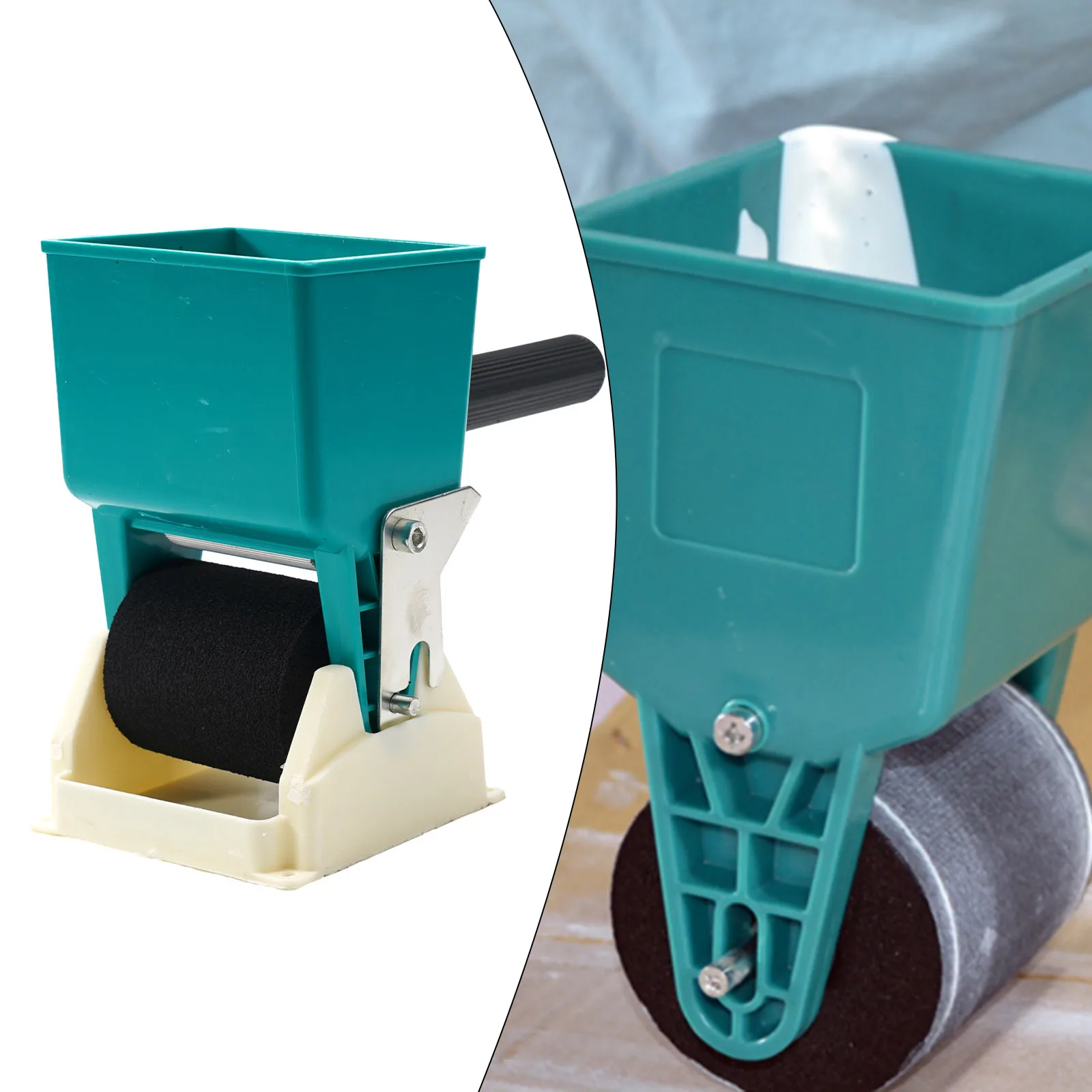 High Quality Glue Applicator Hand Tools Quick Coating Gluing Replaceable 3inch 6inch Base Bracket Manual Roller Type