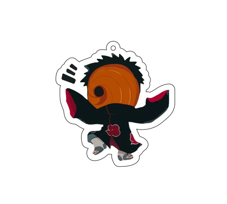 40Style Uzumaki Uchiha Sakura Gaara Obito Itachi Madara Hatake Kakashi Anime Figures Acrylic Keychains Fans Gift