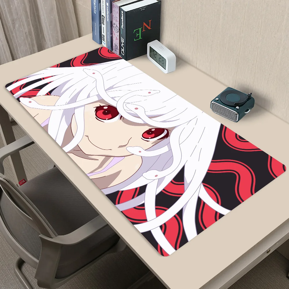 anime girl S-Sengoku Nadeko  Mousepad Mouse Mat Desk Mat With Pad Gaming Accessories Prime Gaming XXL Keyboard Pad