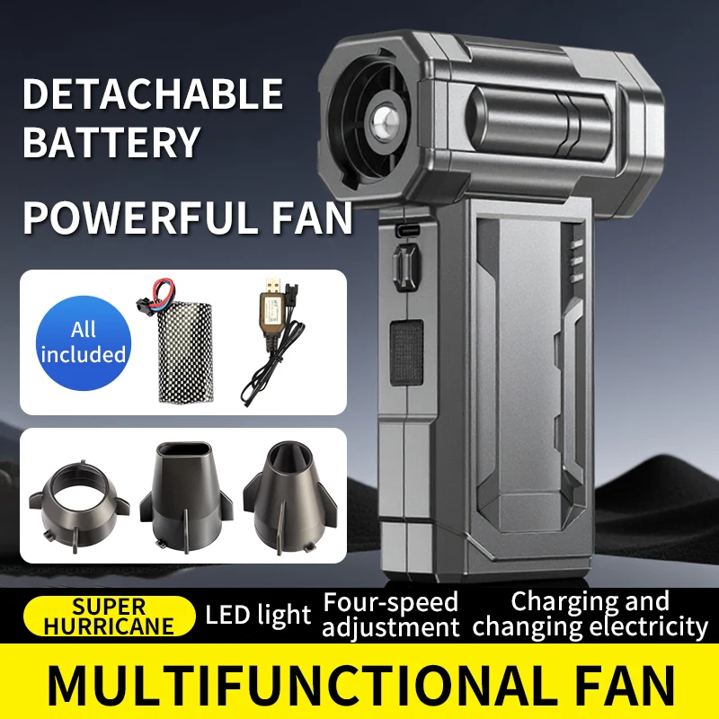 

Turbo Jet Blower 990000RPM Powerful Air Blower Brushless Motor Turbo Fan Wind Speed 60m/s 8000mAh Souffleur Air Puissant Tools