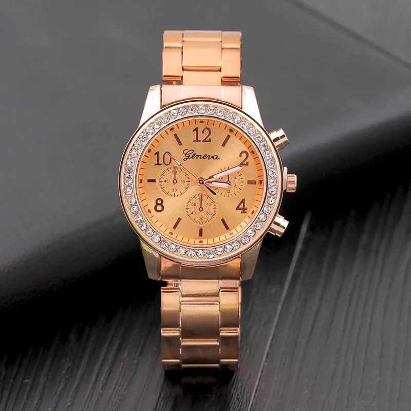 Fashion personality fashion table neutral digital surface steel band quartz watches