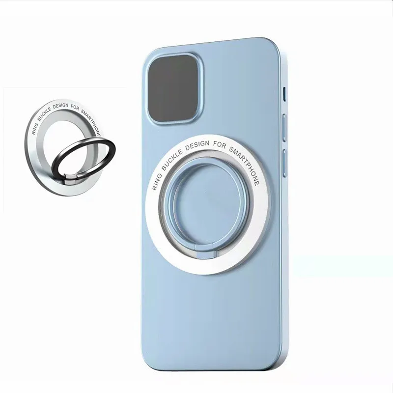 

Портативный магнитный держатель для телефона с кольцом на палец Magsafe Ring Складная мини-магнитная подставка для iPhone 17, 16, 15, 14, 13, 12, Samsung
