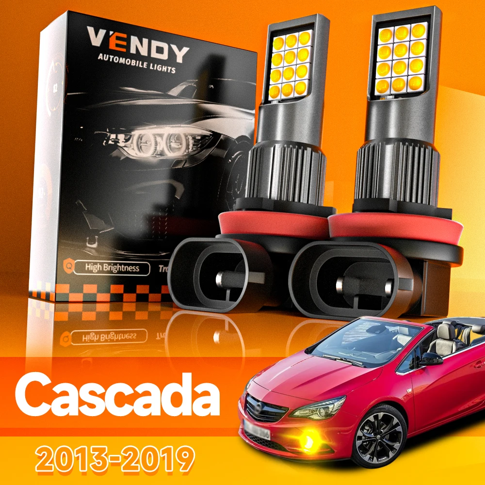

2 шт. для Opel Cascada 2013-2019 светодиодные противотуманные фары 2014 2015 2016 2017 2018 аксессуары Canbus