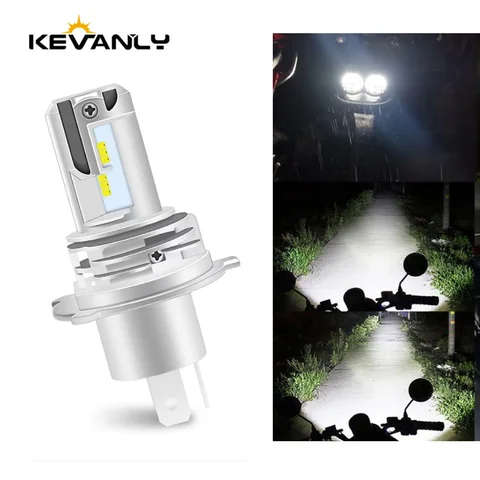 H4 LED Motorcycle Headlight Bulbs Hi Lo Beam Moto Lights For Yamaha Kawasaki Suzuki H4 LED Lamp With Canbus Motorcycle Headlamp
