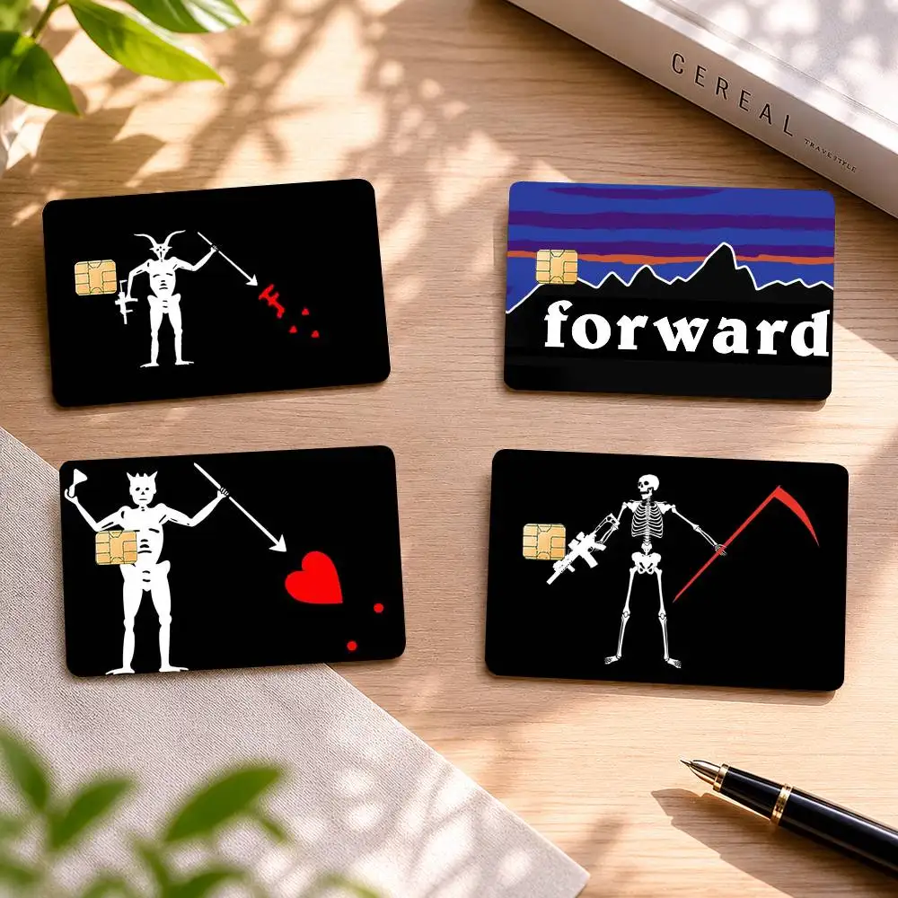 

Pirate Forward Observations Group 4pcs 1Set Film Skin for Debit Credit Bank Visa Card Decal Cover